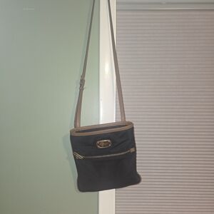 Micheal Kors Black and Brown Crossbody Bag